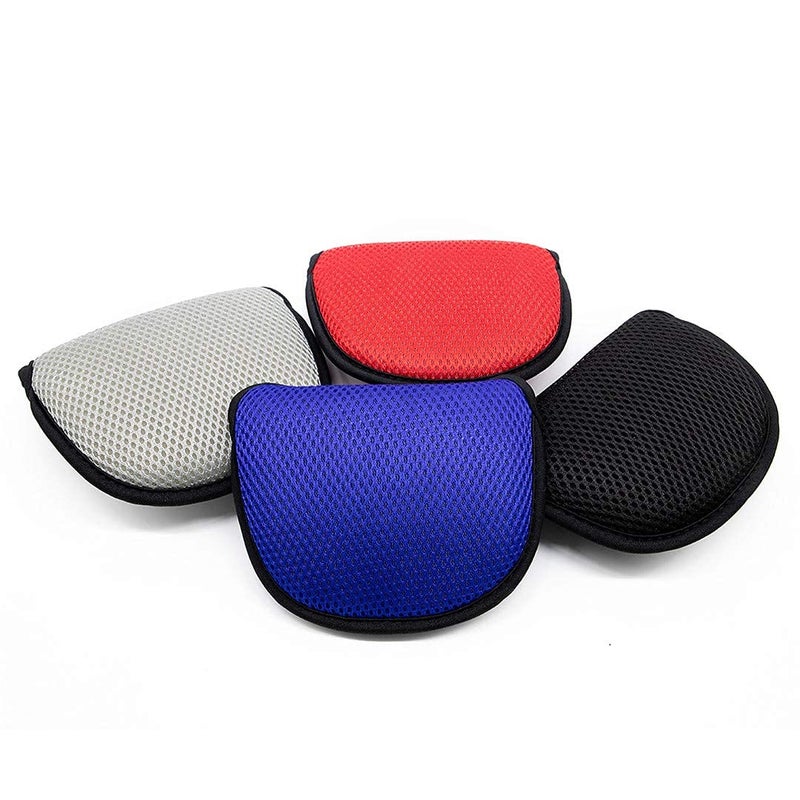 Barudan Golf Mesh غطاء مضرب خفيف الوزن، غطاء رأس مضرب مطرقة، غطاء رأس لنادي Odyssey 2ball، سكوتي كاميرون فوتورا بينج تايلور، 4 ألوان اختيارية، أسود، أزرق، أحمر، رمادي (أحمر) - Image 3